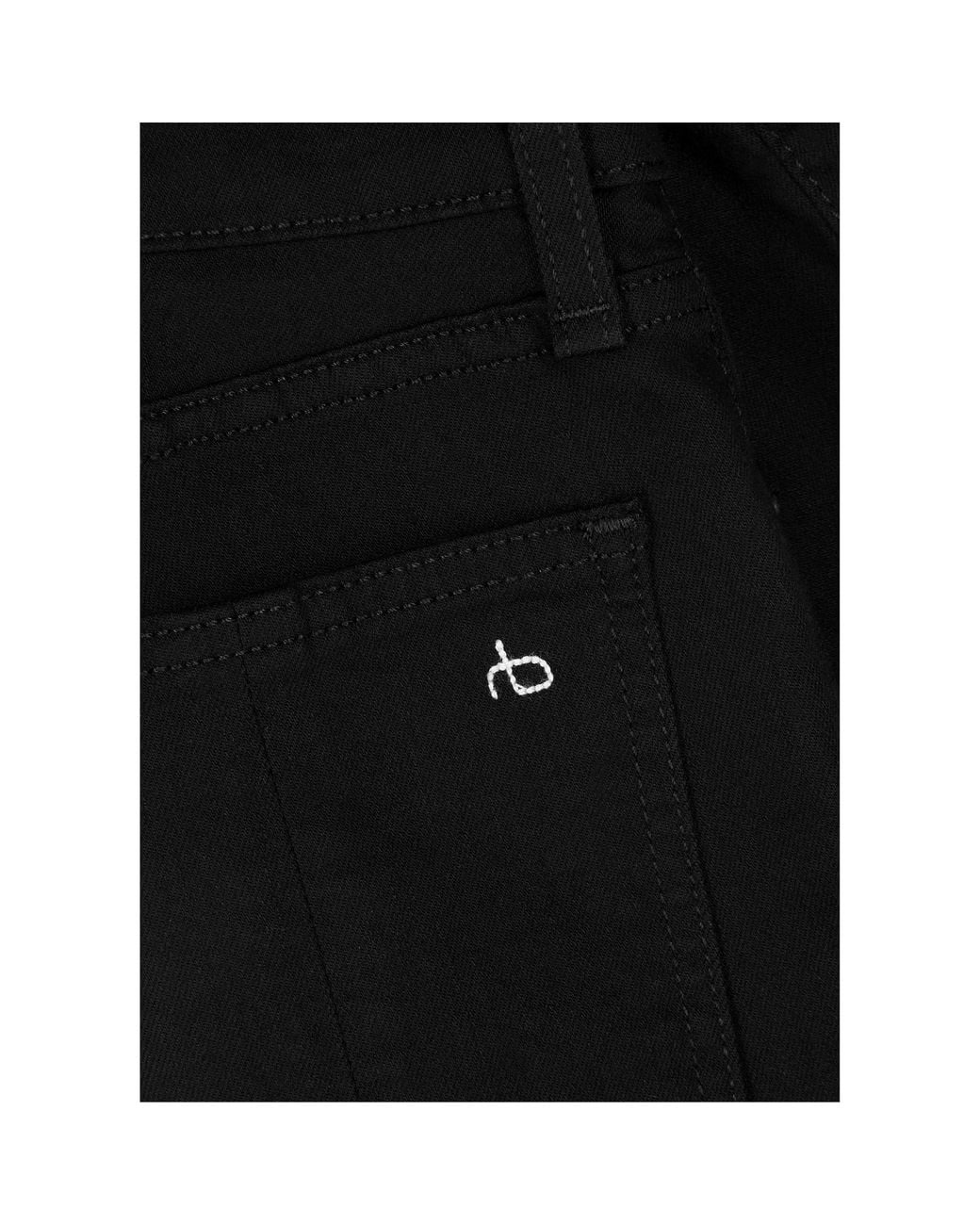 Rag & Bone Black High-Waist Jeans