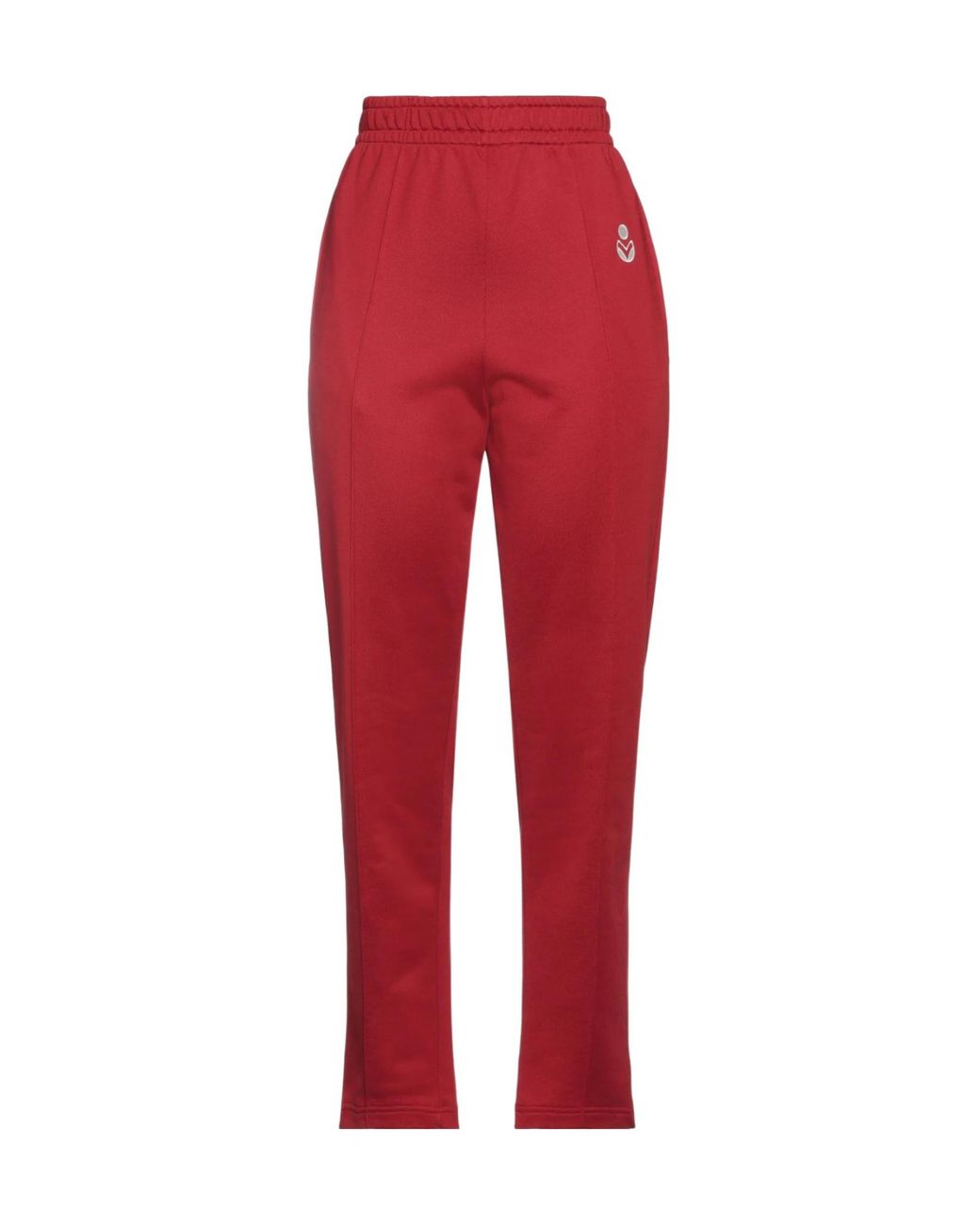 Isabel Marant Red Plain Colour Sweatpants