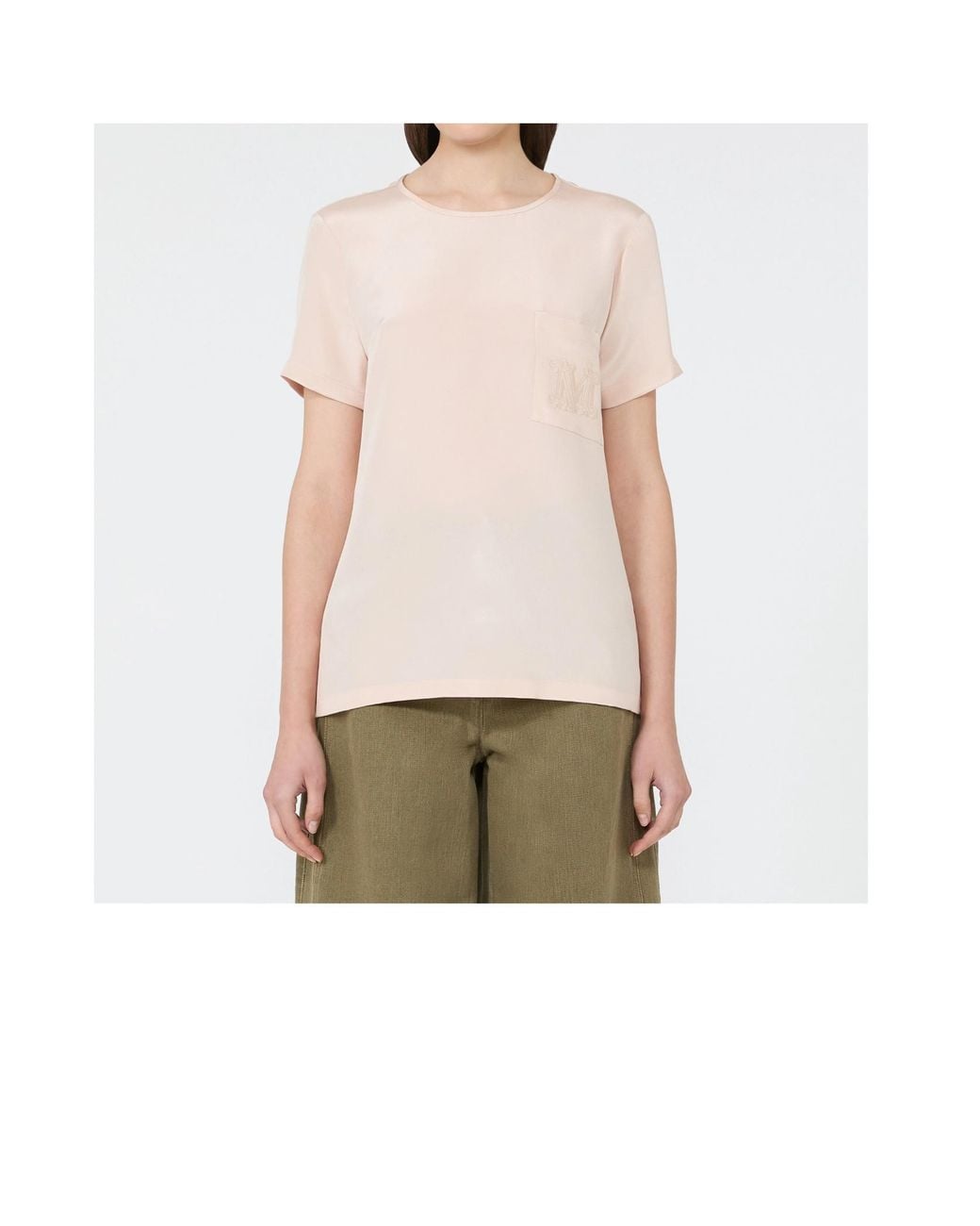 Max Mara Pink Short-Sleeved Shirt