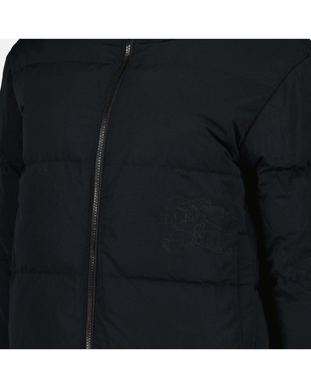 Burberry Metallic Reversible Checked Zipped Puffer Jacket