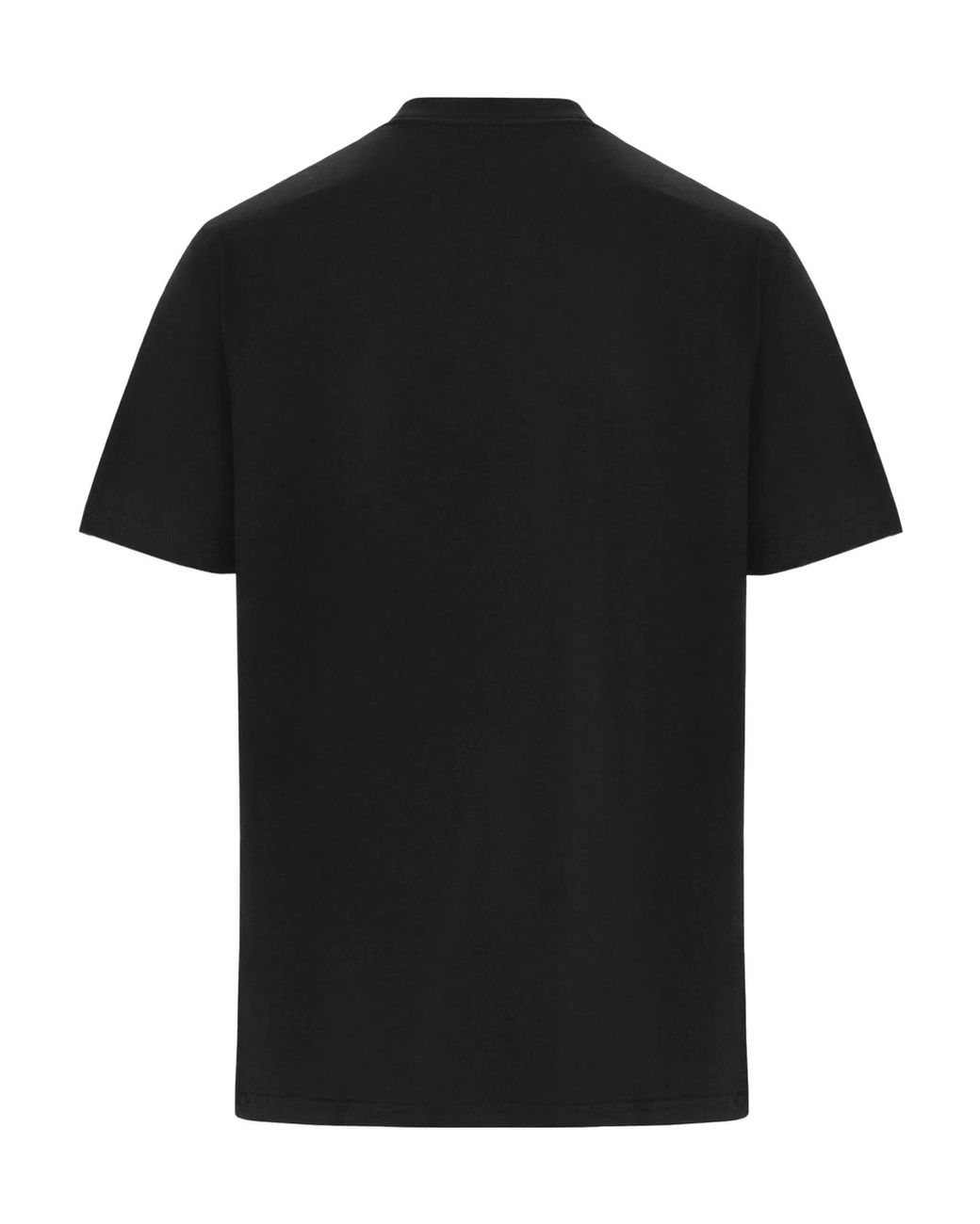 Emilio Pucci Black Cotton T-Shirt With Logo