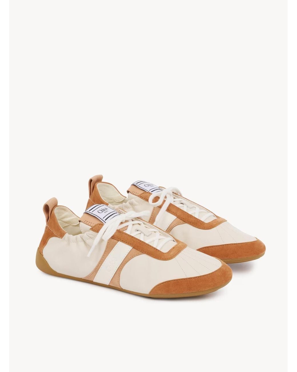 Chloé Pink Chloé Kick Low-Top Sneakers