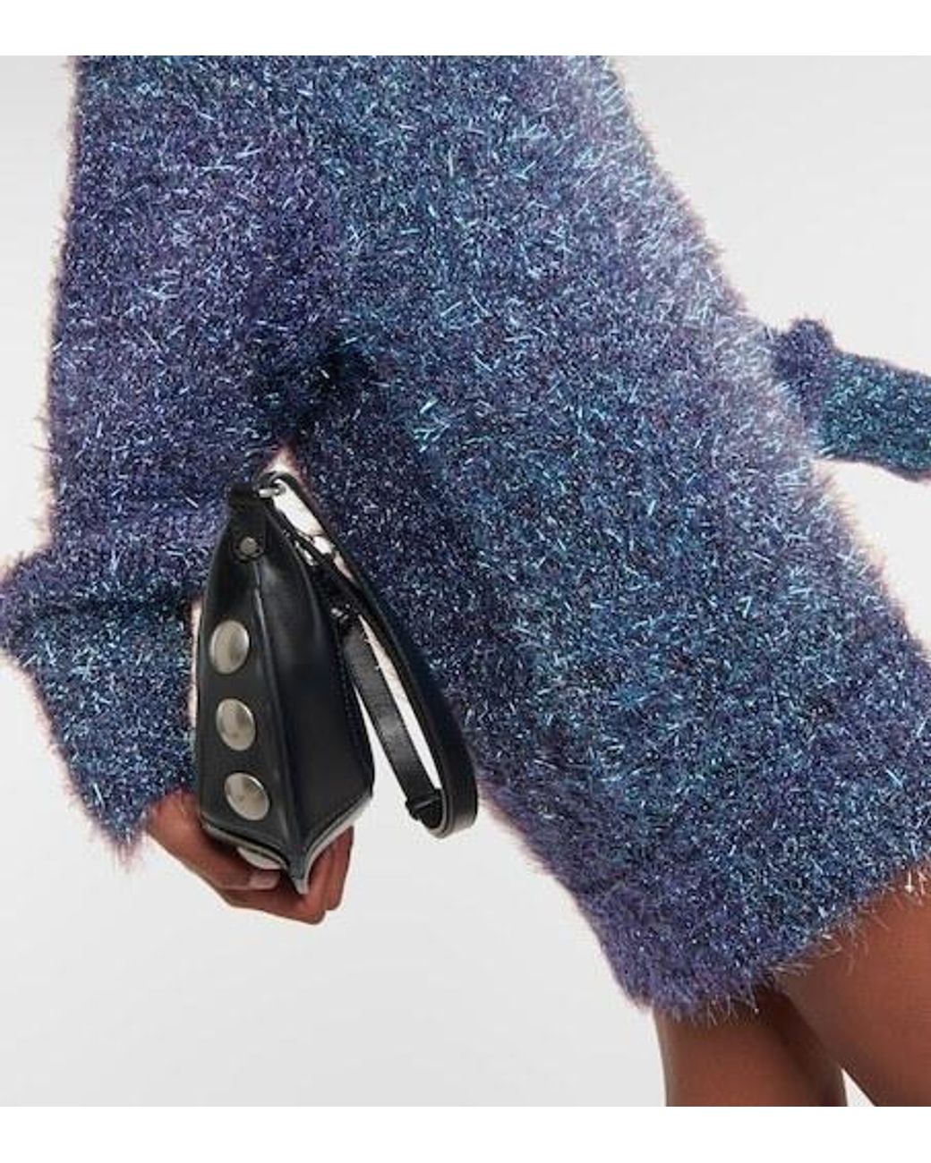 Isabel Marant Blue Wayne Metallic Sweater
