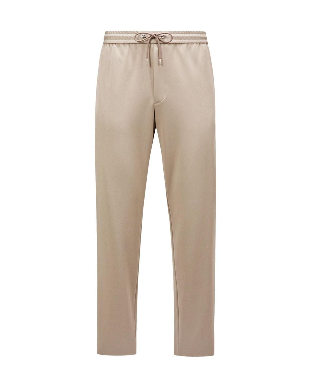Moncler Natural Logo Jogging Trousers for men
