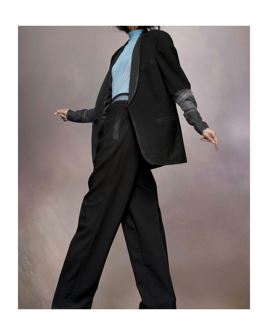 Maison Margiela Black Gabardine Blazer