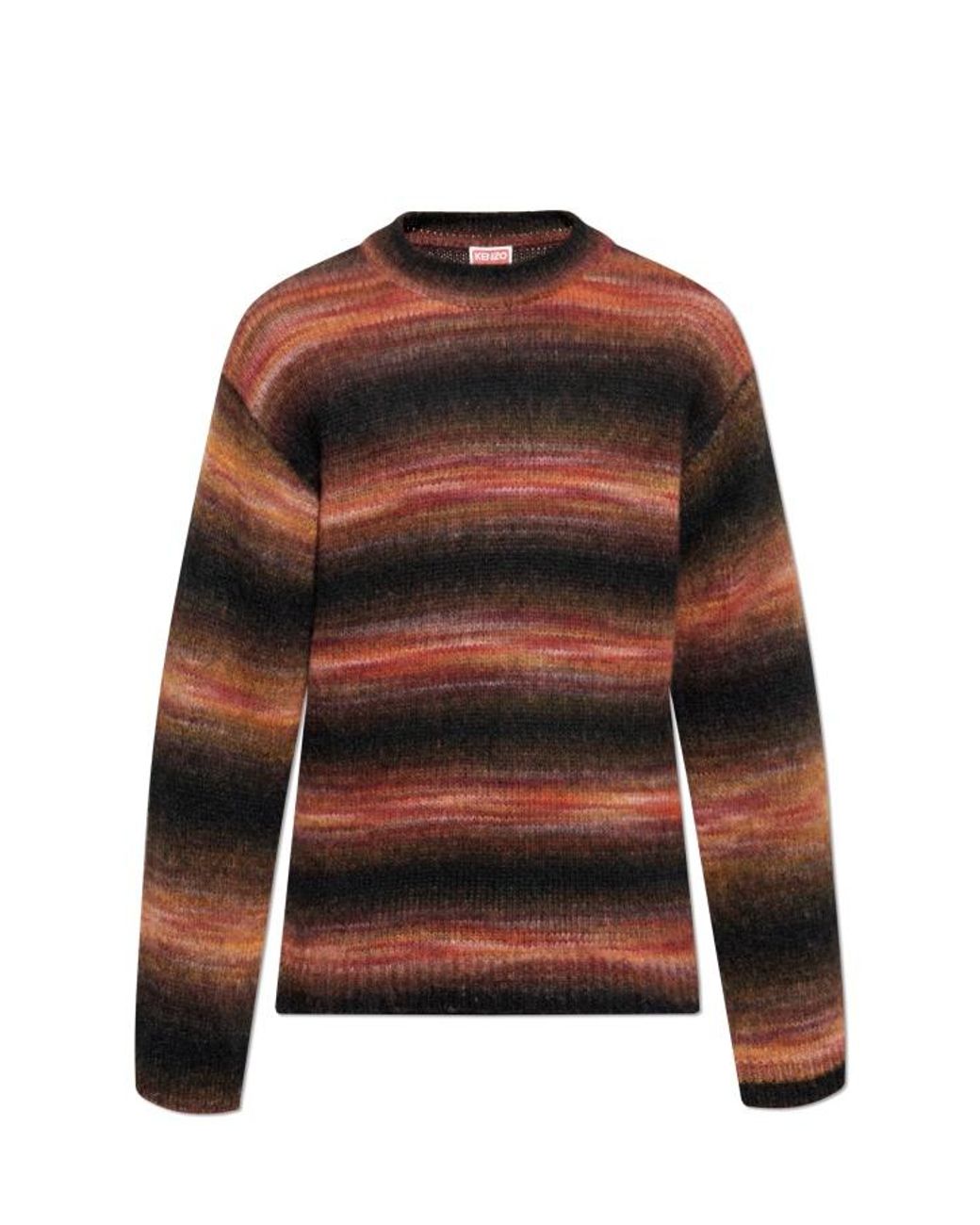 KENZO Red Striped Sweater for men