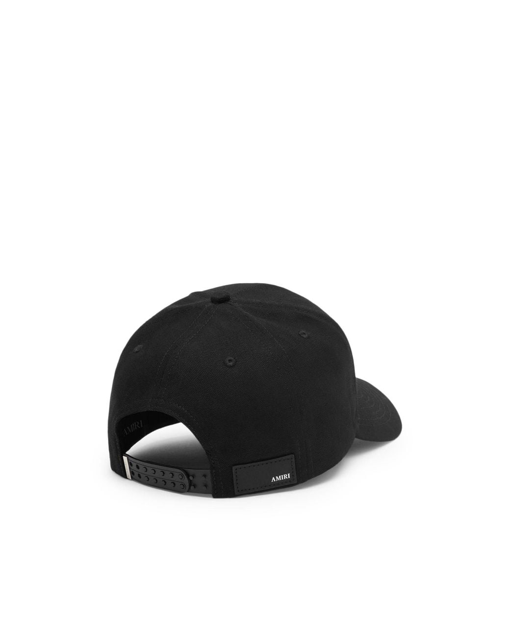 Amiri Black Hollywood Logo Baseball Cap for men