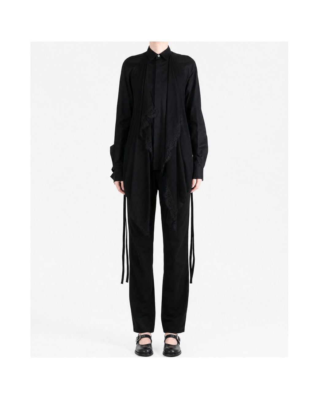Ann Demeulemeester Black Sini Comfort Shirt