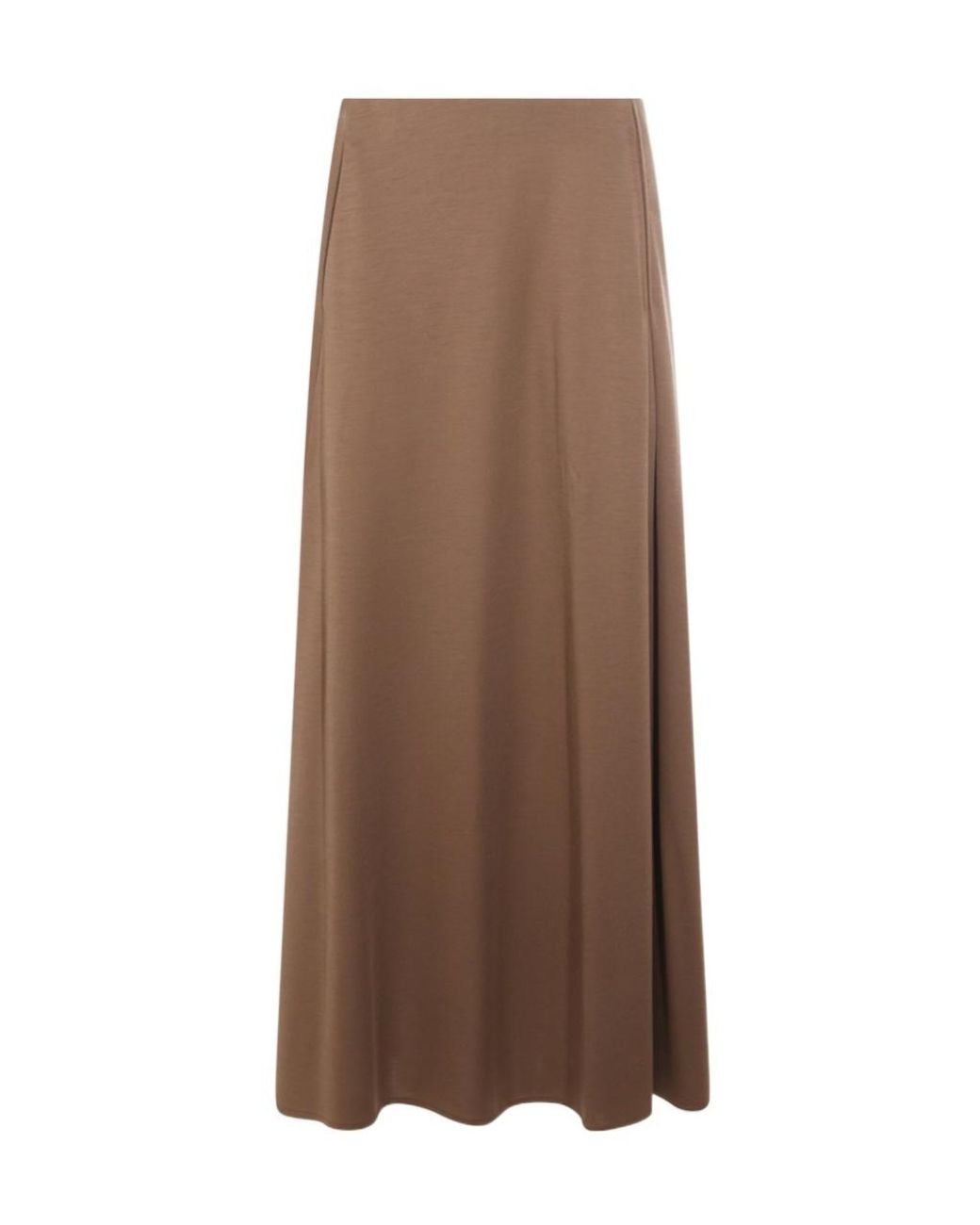 Max Mara Brown Stilla Flared Midi Skirt
