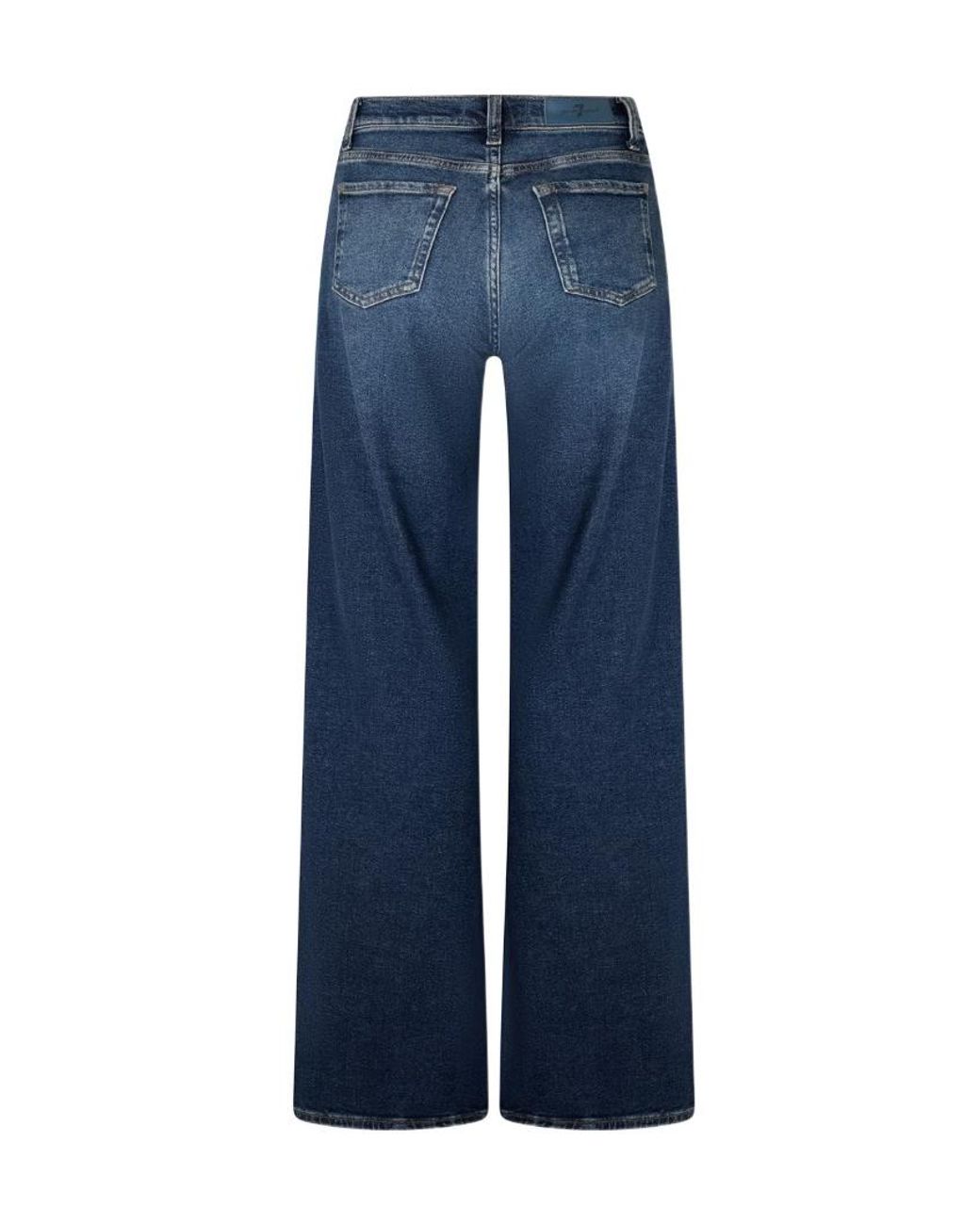 7 For All Mankind Blue Belt Loop Jeans