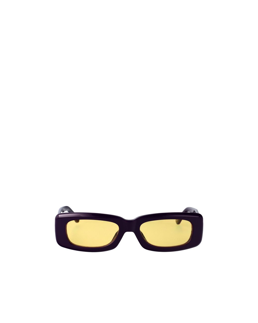 The Attico White Mini Marfa Sunglasses