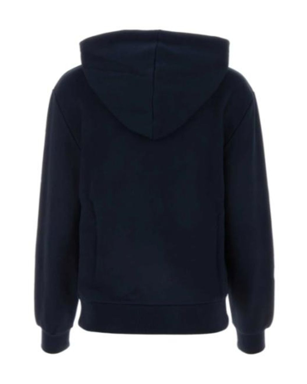 A.P.C. Blue Logo Printed Drawstring Hoodie