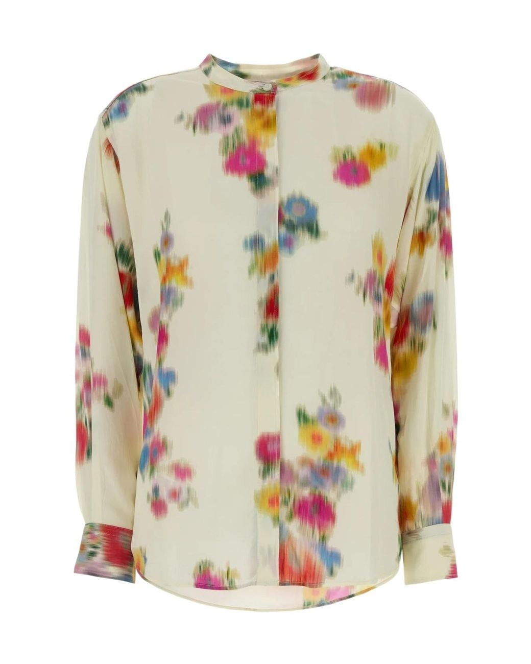 Isabel Marant Multicolor Isabel Marant Étoile Catchell Floral Crepe Shirt