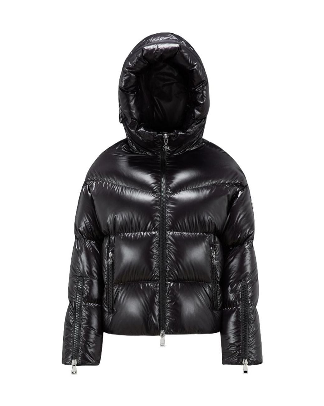 Moncler Black Huppe Padded Hooded Jacket