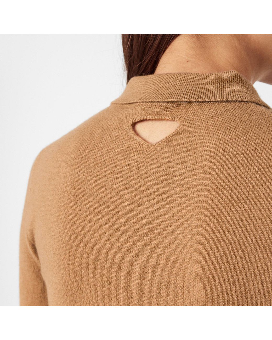 Prada Natural Ribbed-Knit Sweater