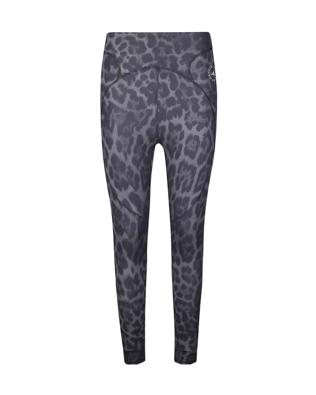 Adidas By Stella McCartney Blue Leopard Print Performance Trousers
