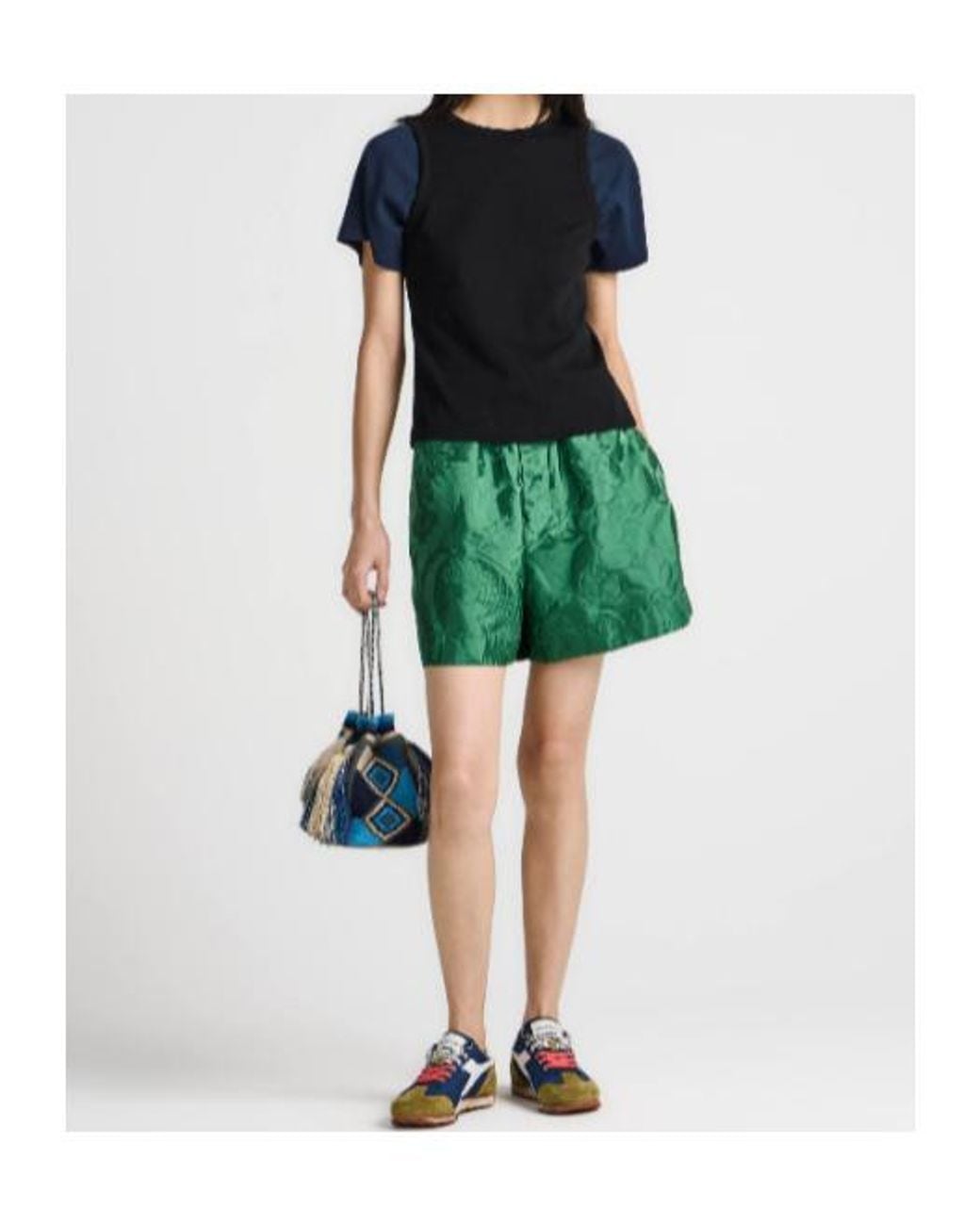 J.W. Anderson Black Jw Anderson Double-Layered T-Shirt