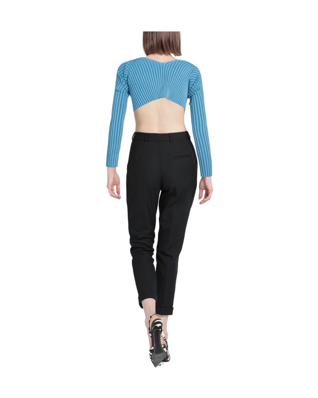 Jacquemus Blue Solid Color Jumpers