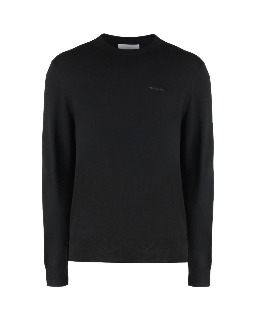 Isabel Marant Blue Long-Sleeved Crewneck Jumper for men