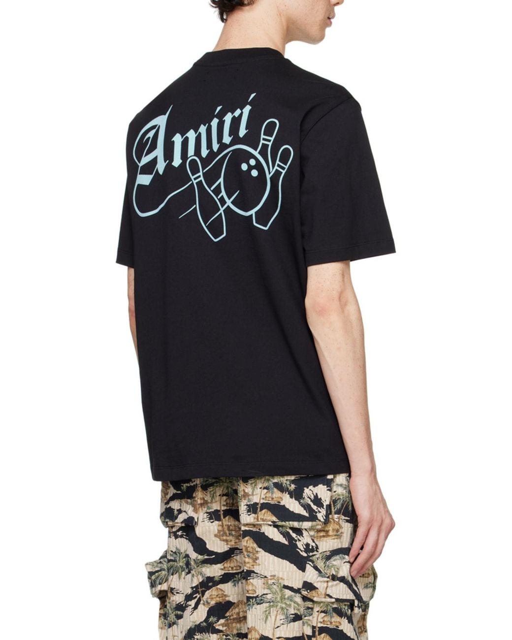 Amiri Black Short-Sleeved T-Shirt for men