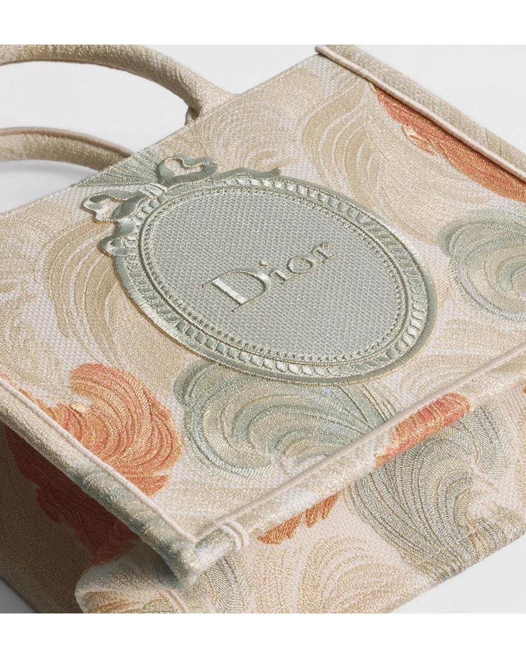 Dior Multicolor Small Book Tote With Strap