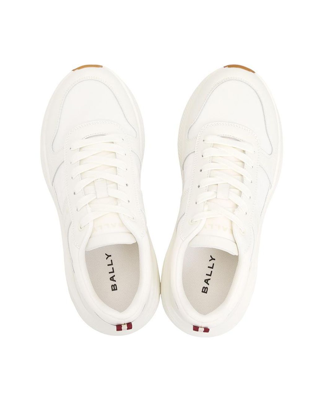 Bally Natural Lace-Up Sneakers for men