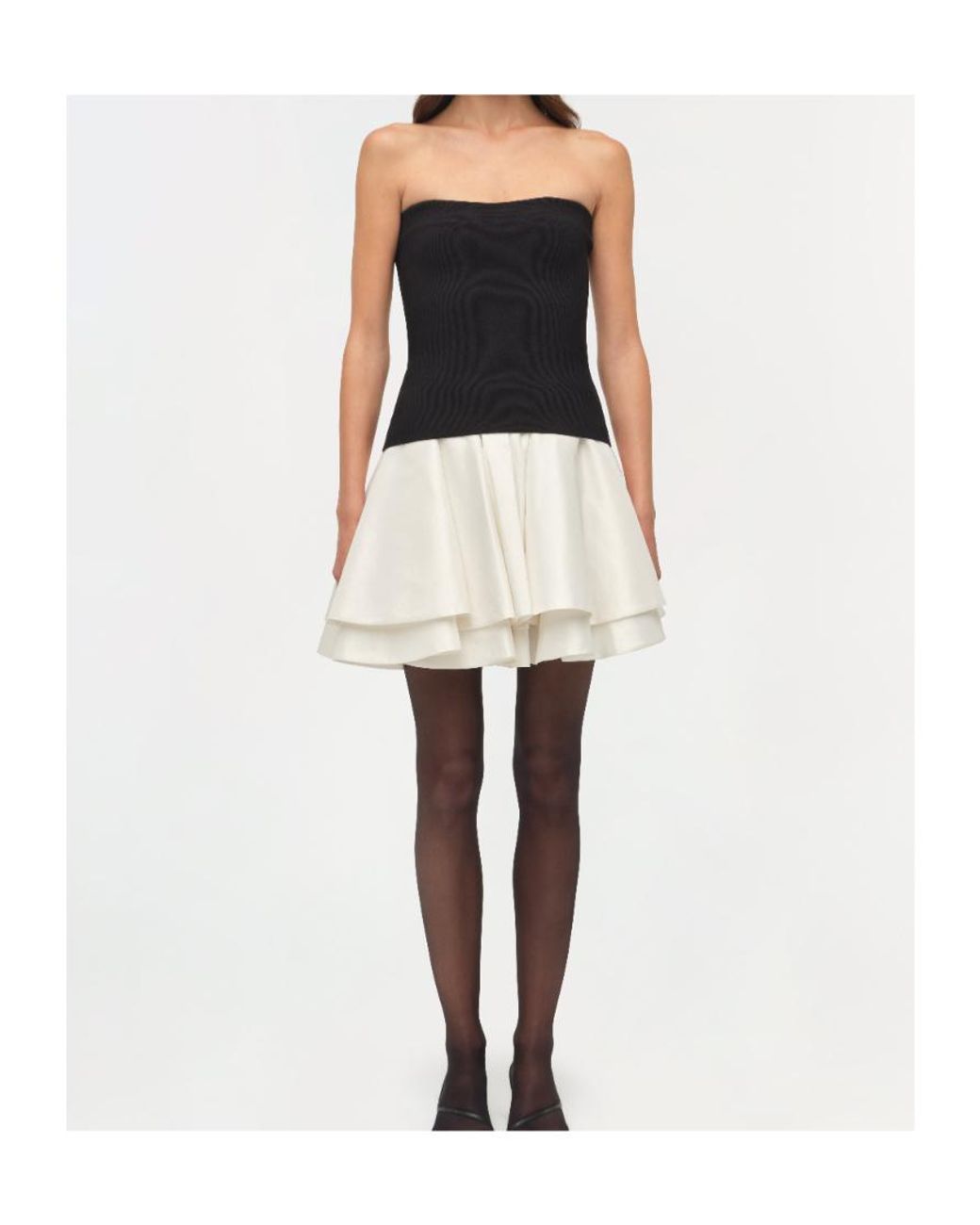 Jonathan Simkhai Black Isabelle Off-Shoulder Mini Dress