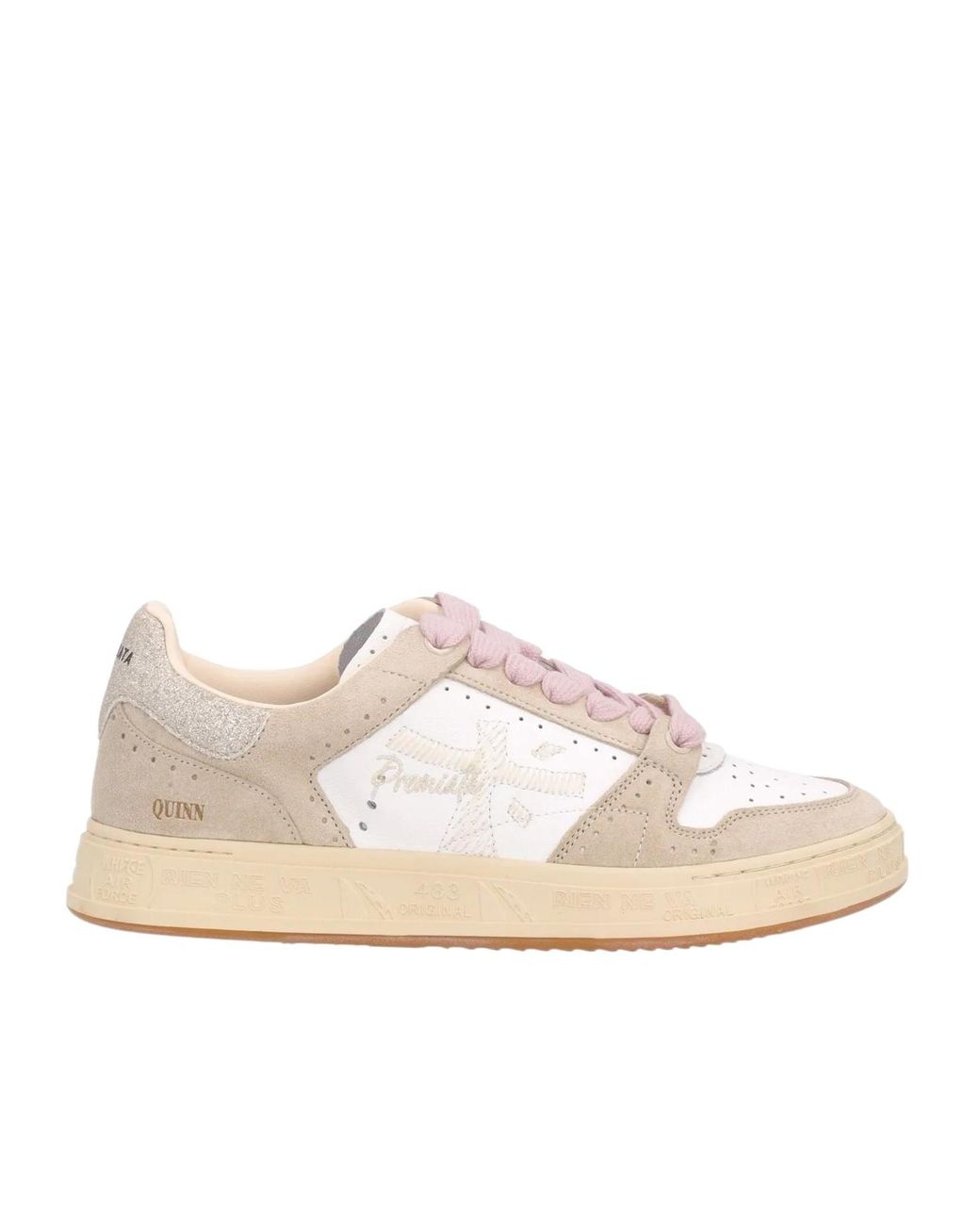 Premiata White Low Help Recreational Shoe