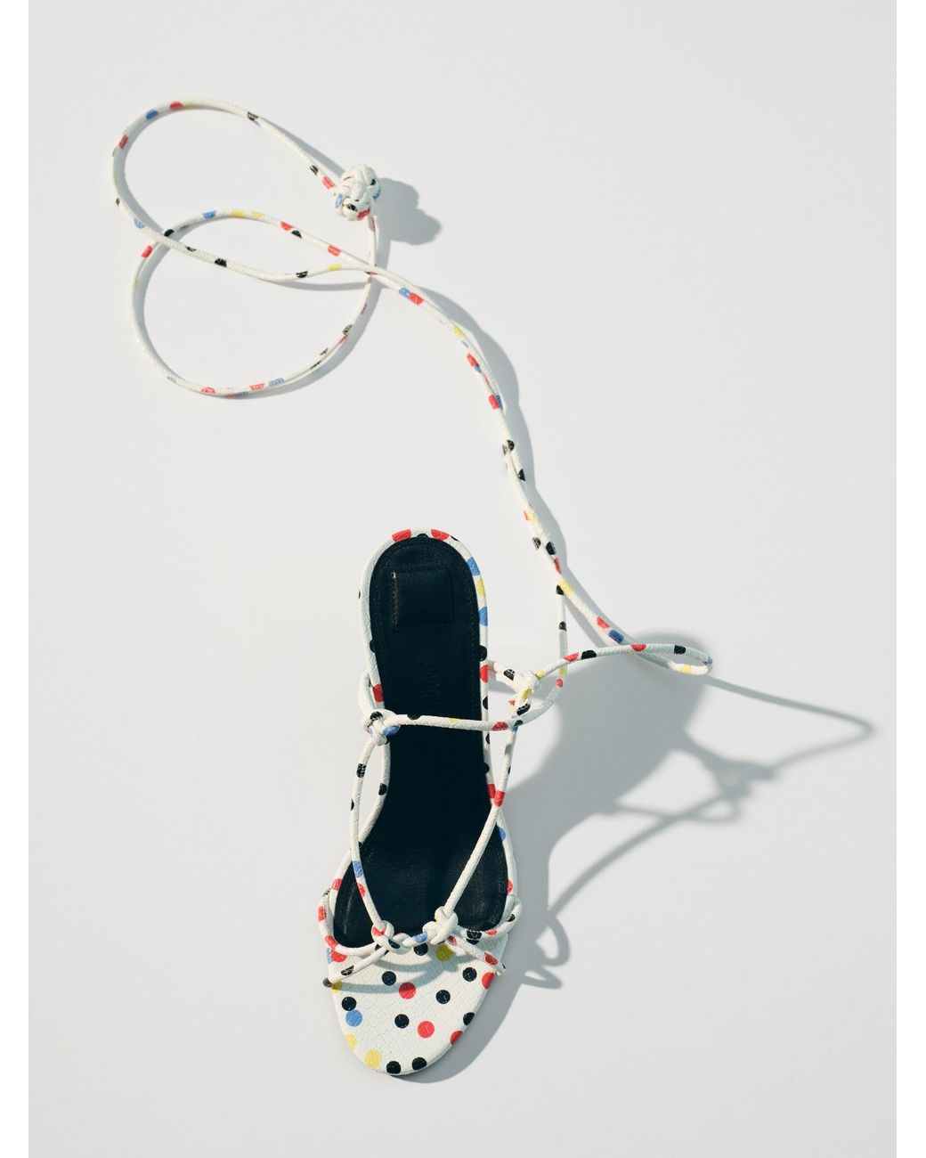 Jacquemus White The Tourni Sandals