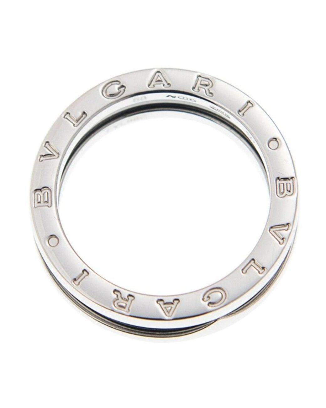 BVLGARI White Logo Ring