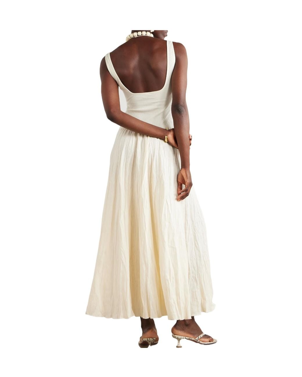 Johanna Ortiz White Mariner Maxi Dress