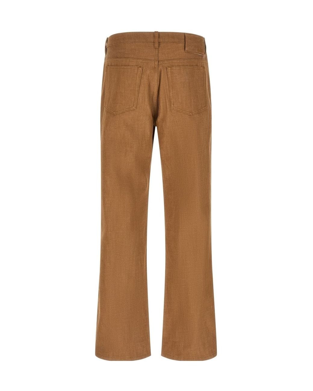 A.P.C. Brown Arno Wide-Leg Jeans for men