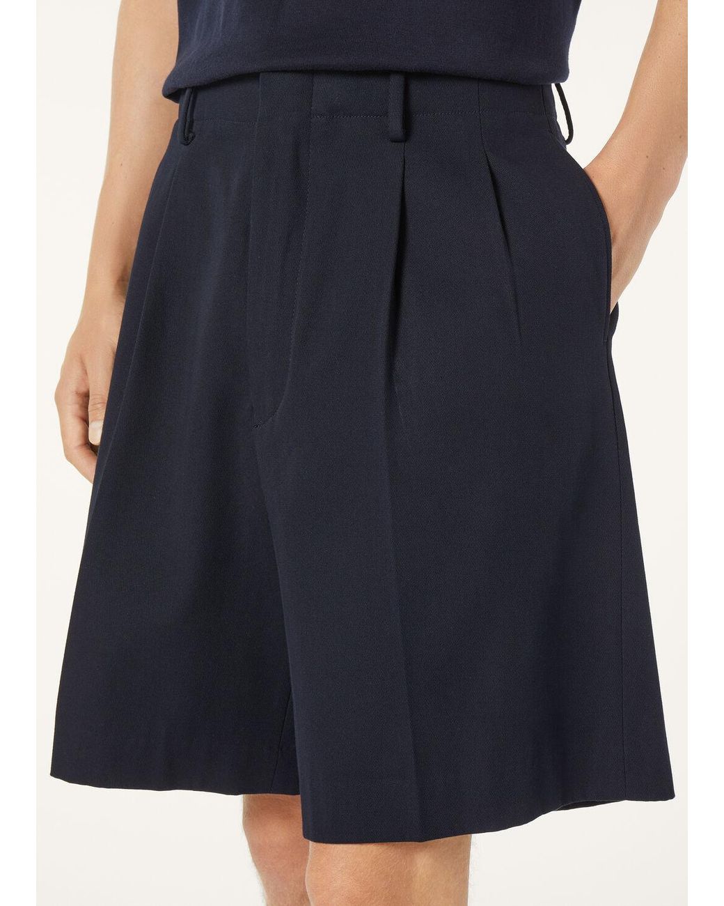 Loro Piana Blue Joetsu Bermuda Shorts for men