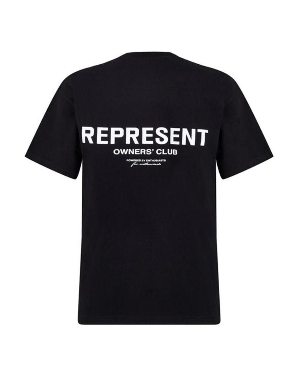 Represent Black Logo Short-Sleeved T-Shirt for men