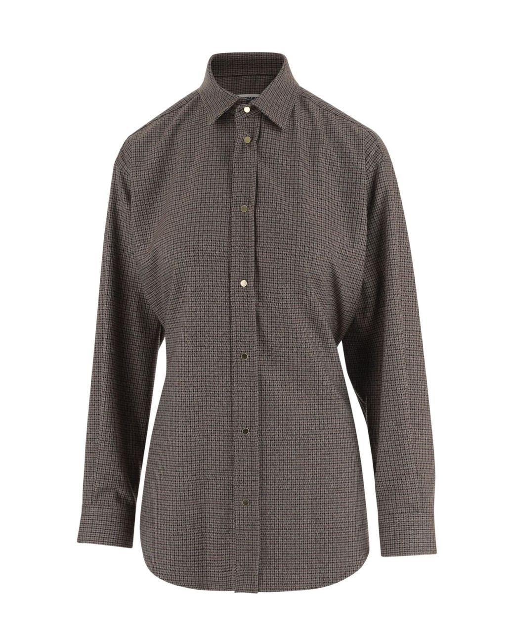 DARKPARK Gray Checked Button-Up Shirt