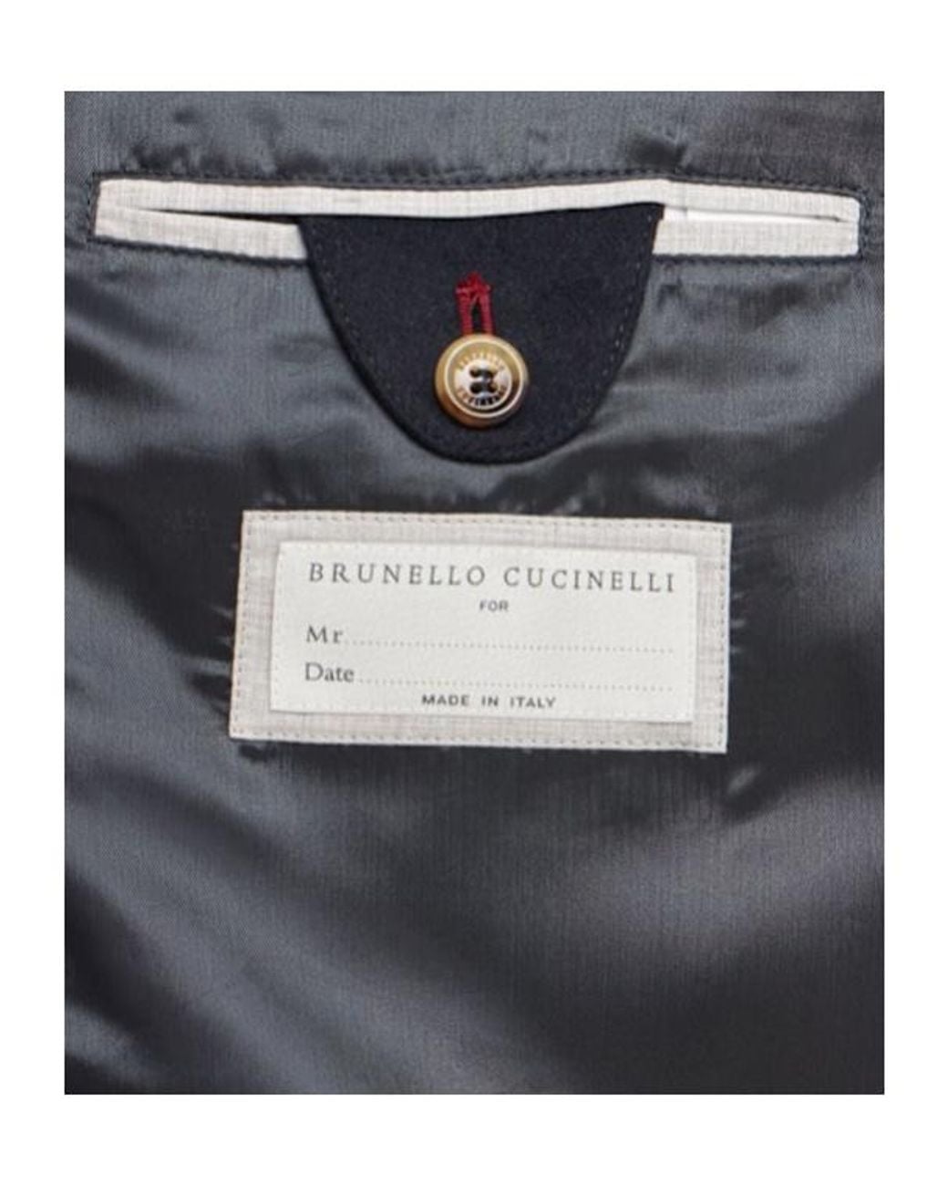 Brunello Cucinelli Blue Short Wool Bomber Jacket for men