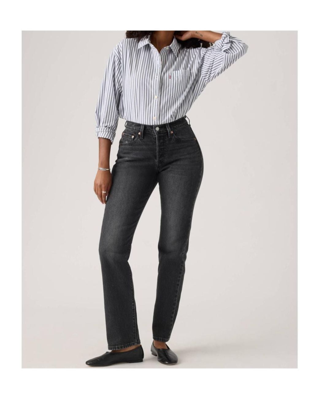 Levi's Black 501 Curve Jeans
