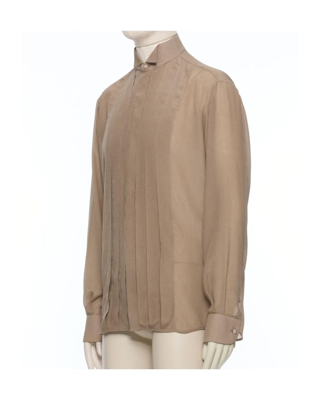 Valentino Brown Long Sleeve Shirt for men