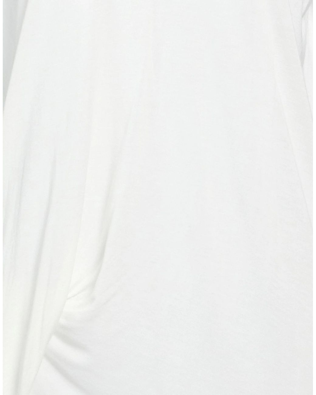 Rick Owens White V-Neck T-Shirts