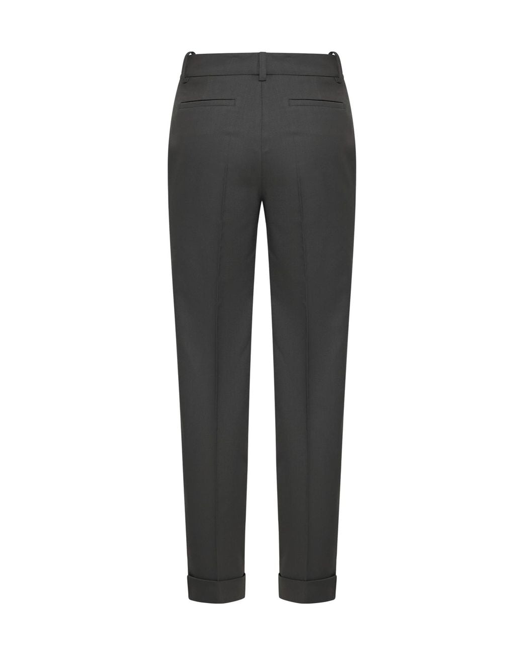 P.A.R.O.S.H. Gray Tailored Virgin Wool-Blend Trousers