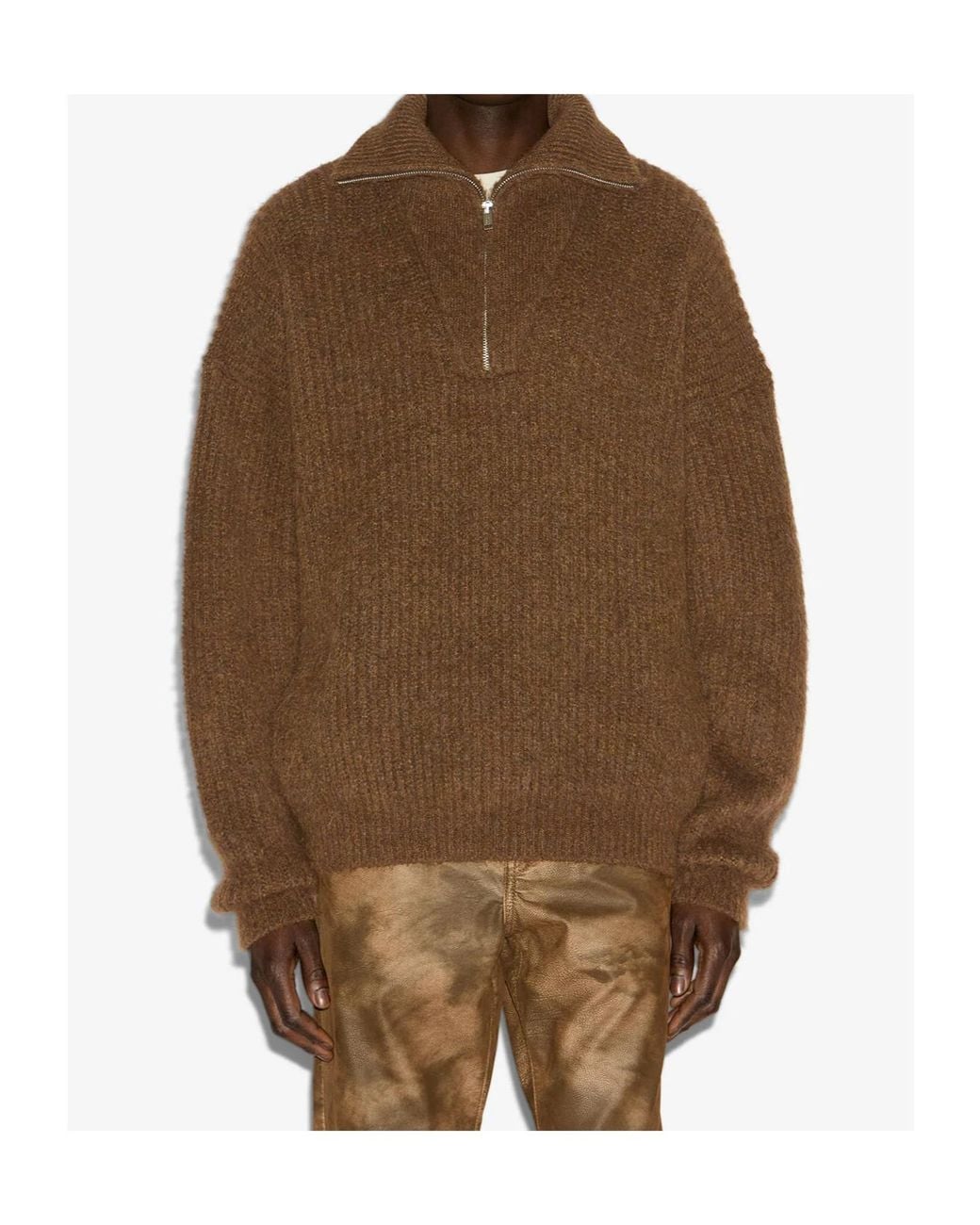 Isabel Marant Brown Dinan Sweater for men