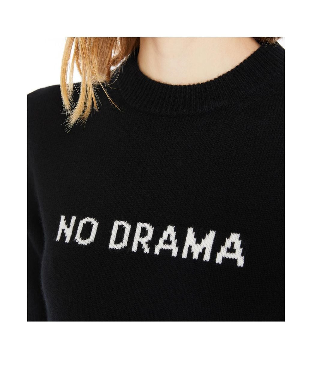 Sportmax Black Crewneck Short-Sleeved Jumper