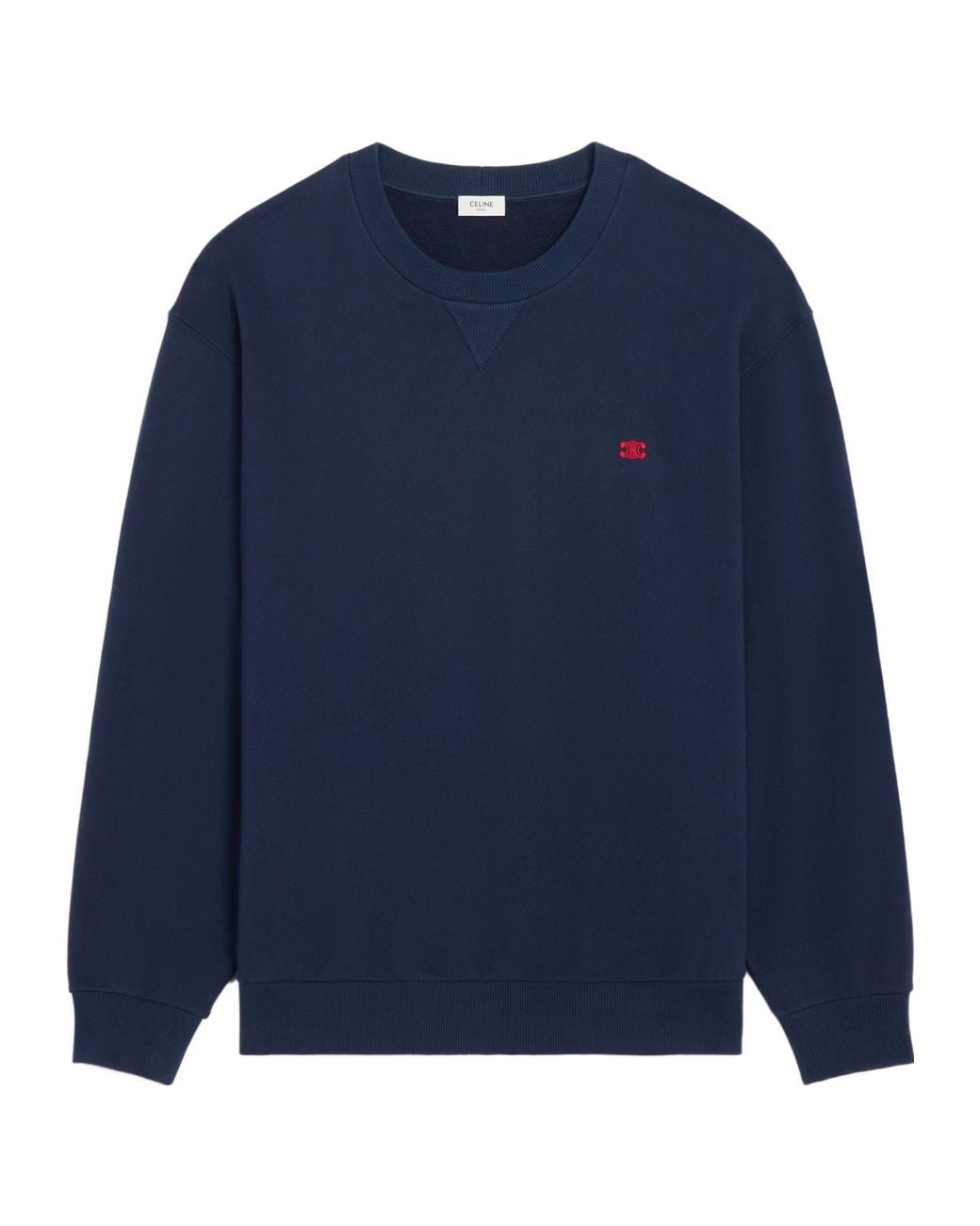 Céline Blue Loose Sweatshirt for men