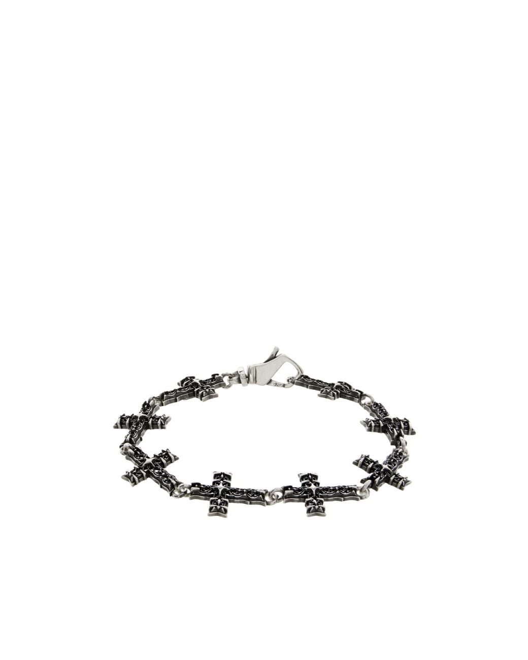 Emanuele Bicocchi Multicolor Multi Notre-Dame Cross Bracelet for men