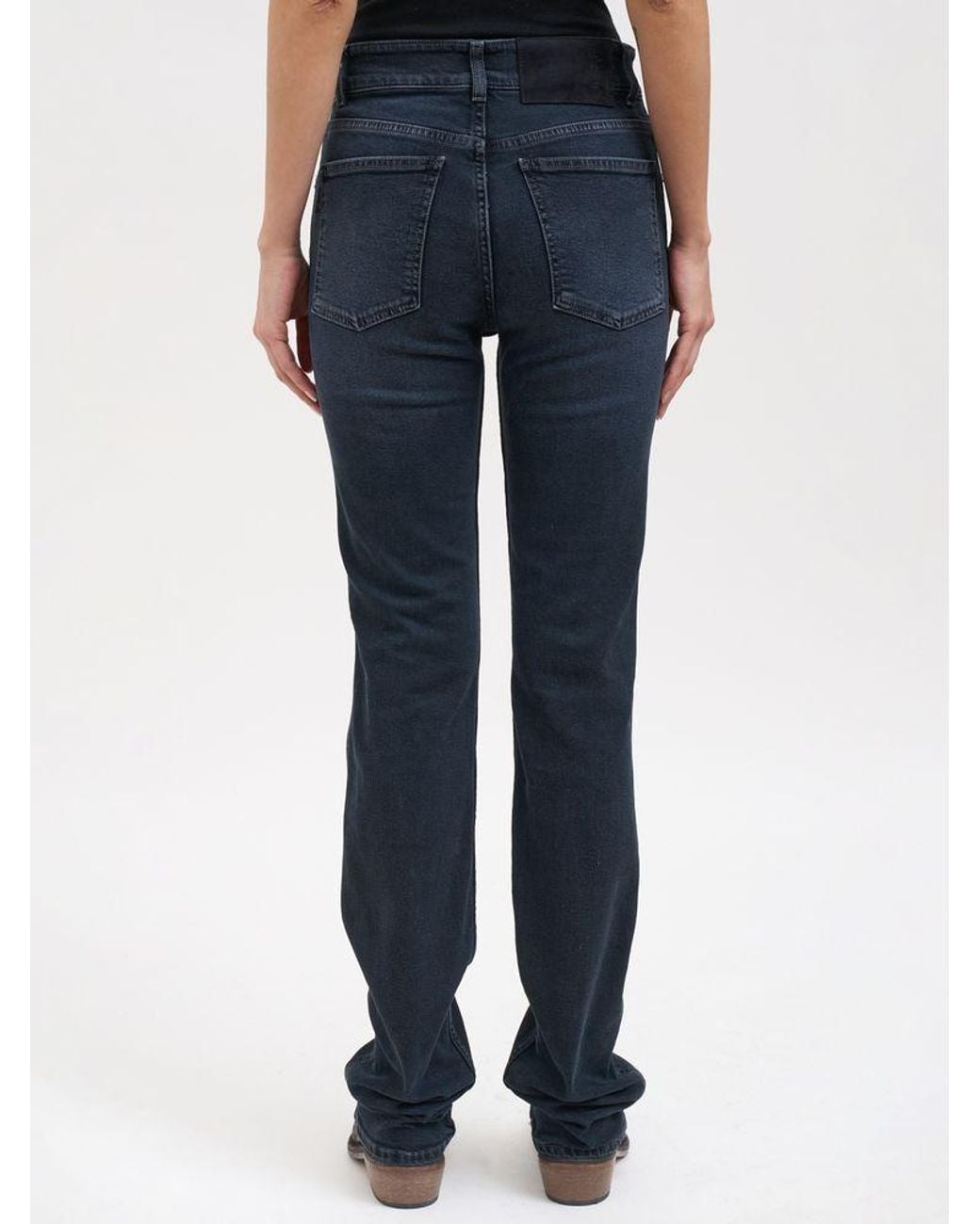 Haikure Blue Logo Jeans