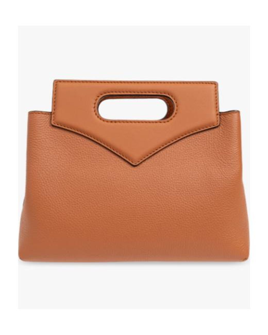 MCM Brown Soft Diamond Embossed Tote Bag