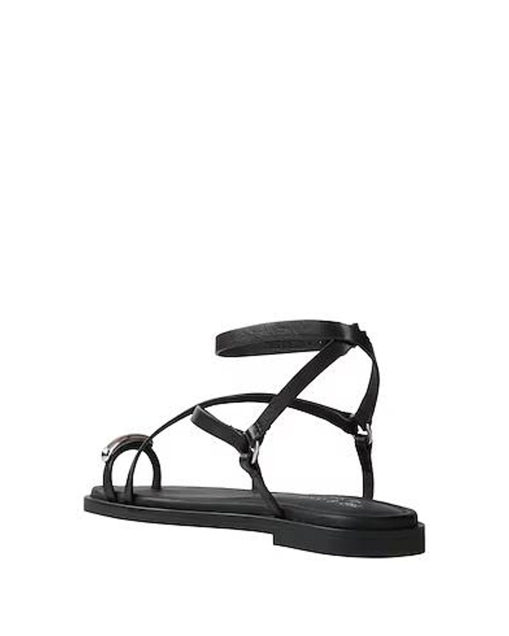 Rag & Bone White Minimal Embellished Leather Sandals