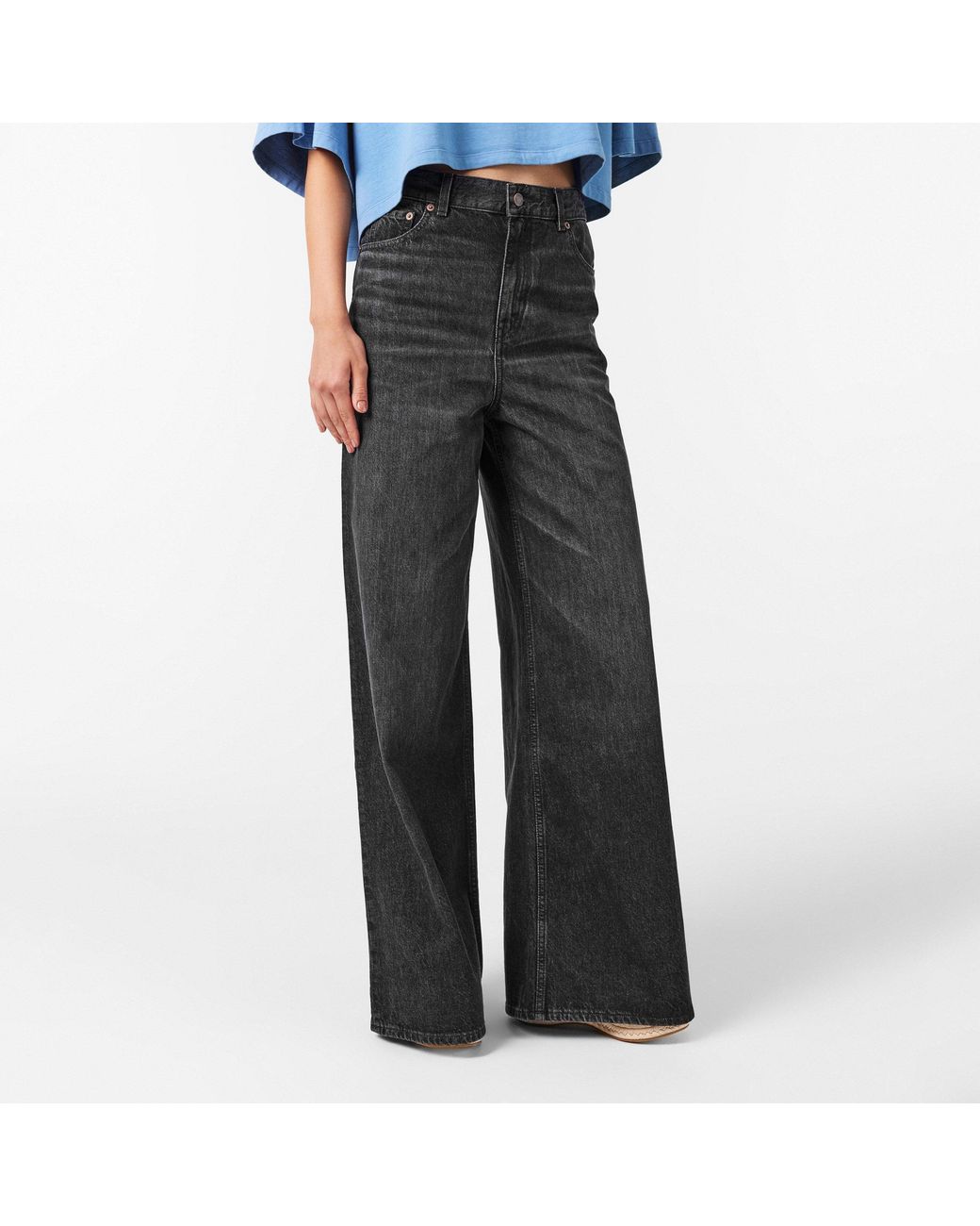 Chloé Black Straight-Leg Jeans