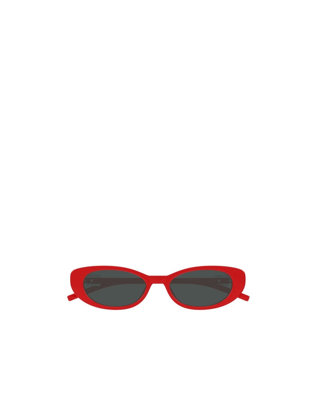 Gucci White Eyewear G String Oval Frame Sunglasses