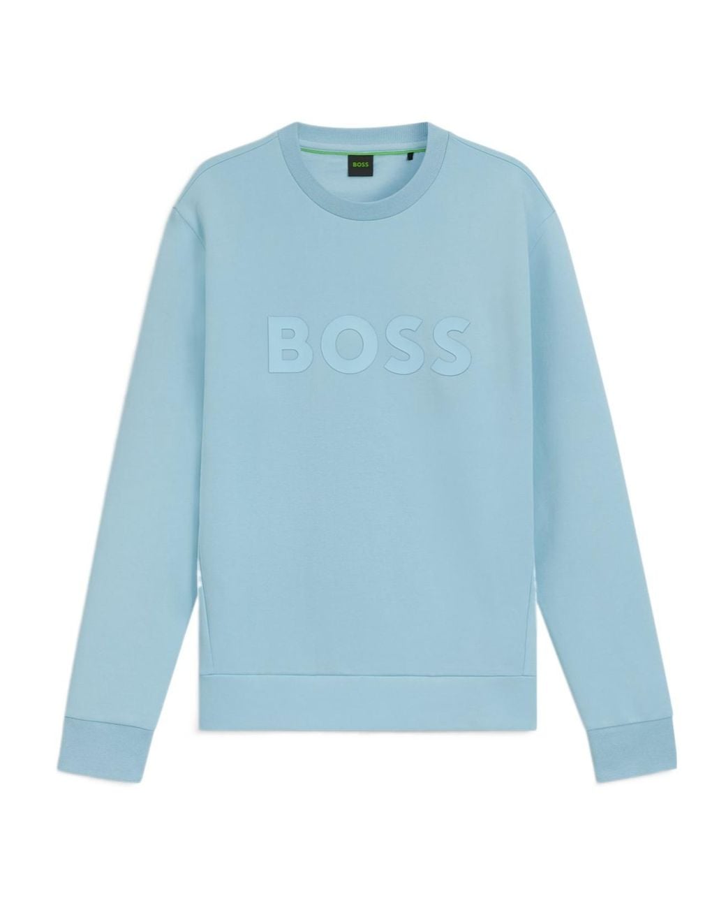 Boss Blue Long-Sleeved Sweatshirt for men